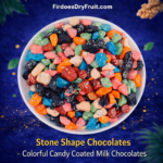 Stone Shape Chocolates (Colorful Candy Coated Milk Chocolates)